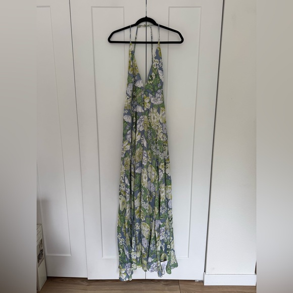 ASOS EDITION satin cami maxi dress in garden floral print - Picture 2 of 10